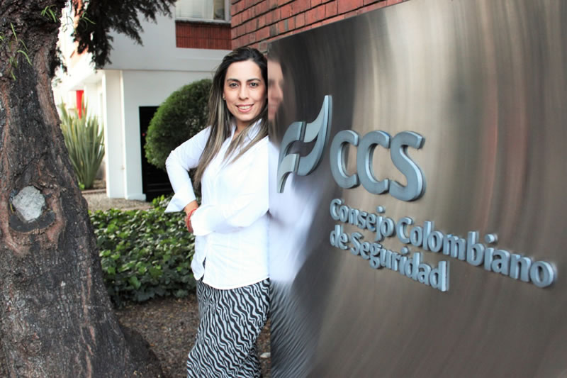 Adriana Solano Luque, Presidente Ejecutiva del Consejo Colombiano de Seguridad,. Foto. Prensa CCS