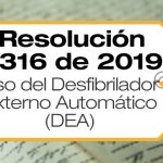 La Resolución 3316 de 2019 regula los Desfibriladores Automáticos Externos