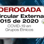 Circular Externa 015 de 2020 para prevención de COVID-19 en grupos étnicos