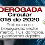 La Circular 015 de 2020 es una circular conjunta entre Minsalud, Mintrabajo, Mincomercio y Mintic