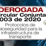 La Circular conjunta 003 de 2020 establece los protocolos de bioseguridad para la infraestructura de transporte