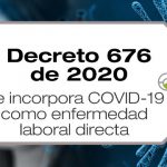 El Decreto 676 de 2020 incorpora una enfermedad directa a la tabla de enfermedades laborales y se dictan otras disposiciones.