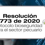 La Resolución 773 de 2020 adopta el protocolo de bioseguridad del sector pecuario