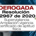 La Resolución 32967 de 2020 amplía la vigencia del certificado de aptitud física del personal de seguridad y vigilancia