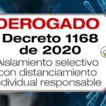 El Decreto 1168 de 2020 establece el aislamiento selectivo con distanciamiento individual responsable