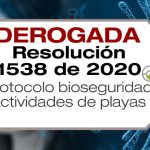 La Resolución 1538 de 2020 adopta el protocolo de bioseguridad para las actividades de playas