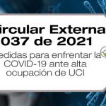 La Circular Externa 037 de 2021 establece medidas que deben cumplir los alcaldes para enfrentar el COVID-19 ante la alta ocupación de UCI.