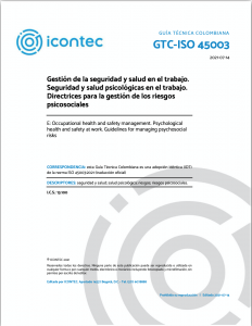 Portada GTC-ISO45003