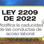 La Ley 2209 de 2022 modifica el tiempo de caducidad de las acciones derivadas del acoso laboral en Colombia.