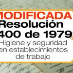 La Resolución 2400 de 1979 establece algunas disposiciones sobre vivienda, higiene y seguridad en los establecimientos de trabajo.