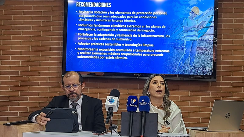 El CCS presentó recomendaciones para que las empresas incorporen los riesgos asociados al calor extremo y al cambio climático dentro de su gestión preventiva.