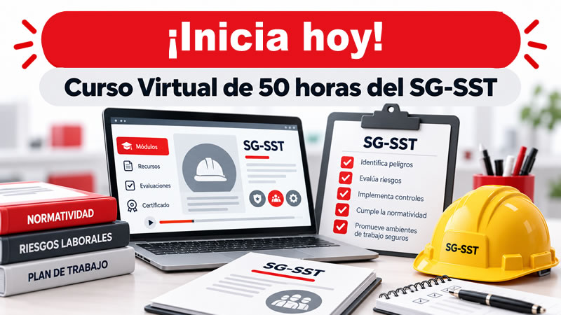 Curso virtual de 50 horas del SG-SST de SafetYA